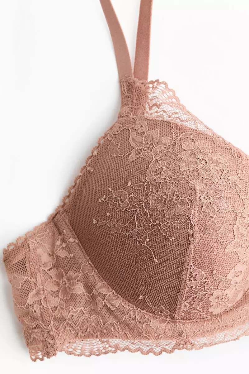 Lace push-up bra