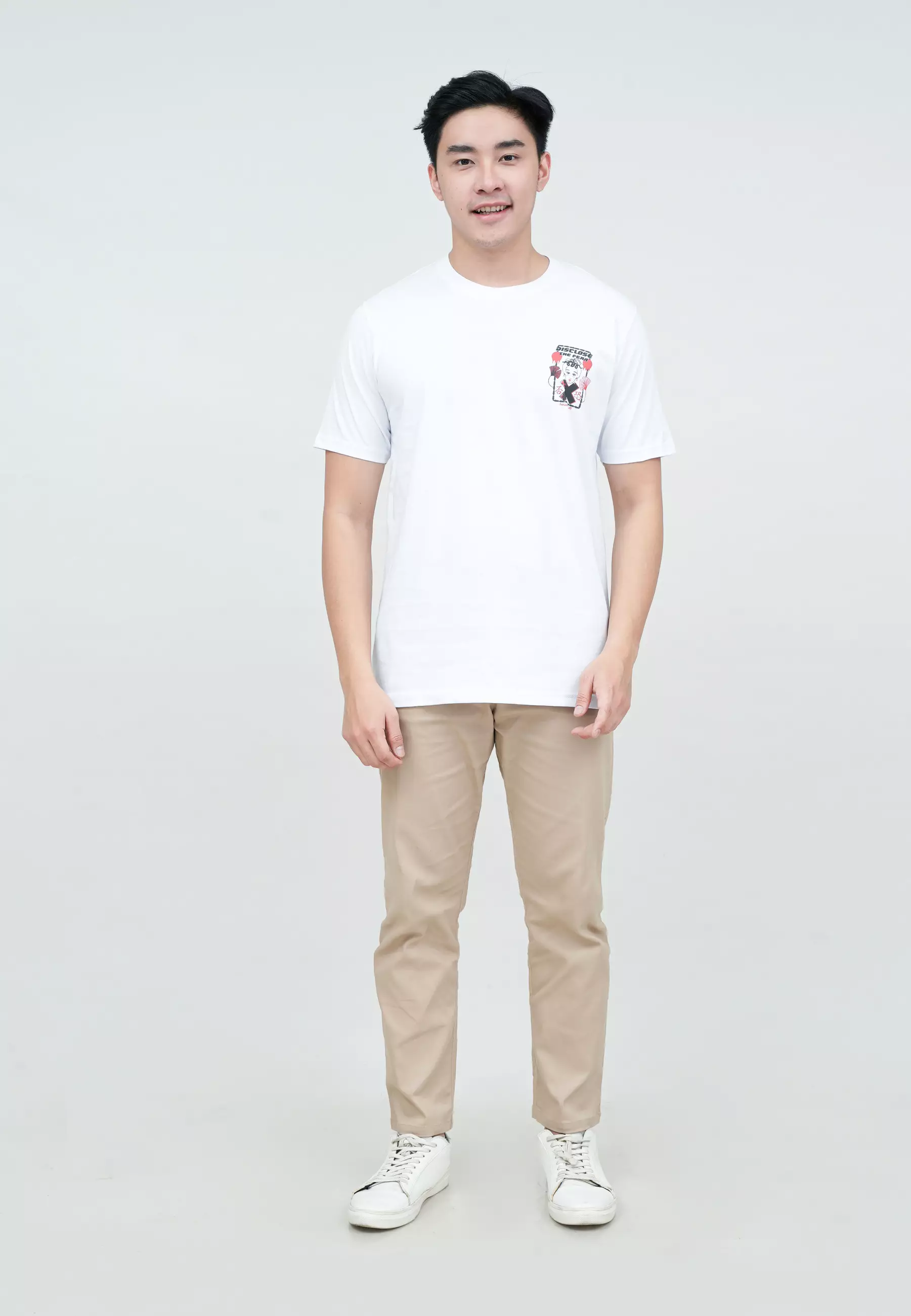 Houseofcuff T-shirt Kaos Putih Motif Disclose Tersedia Size S - 4XL