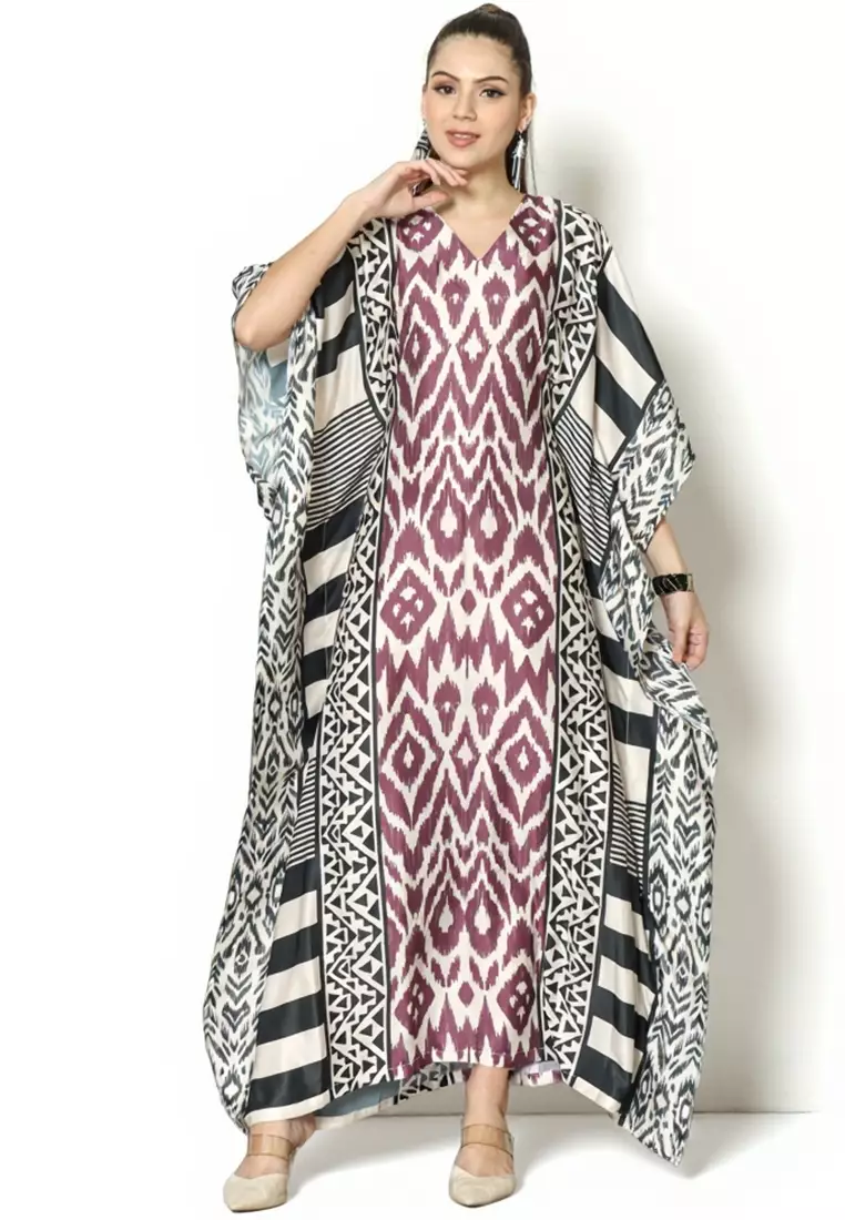 Kanzi Exclusive Short Sleeve Classic Kaftan