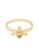 Wanderlust + Co gold Summer Solstice Bee Gold Ring B9A70AC63702CFGS_4