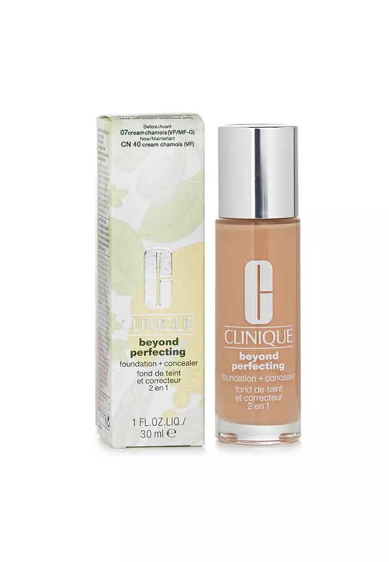 CLINIQUE - Beyond Perfecting Foundation & Concealer - # 07 Cream Chamois (VF-G) 30ml/1oz.