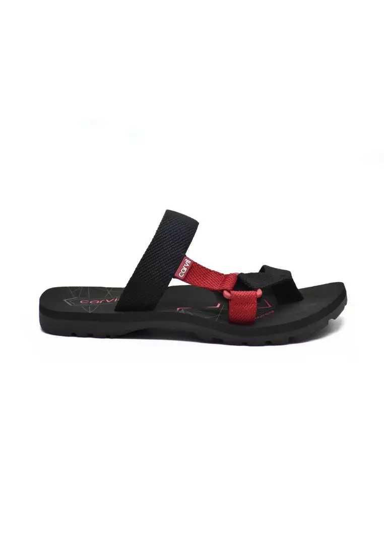Carvil Sandal Pria Spextra-S19 M Black/Red