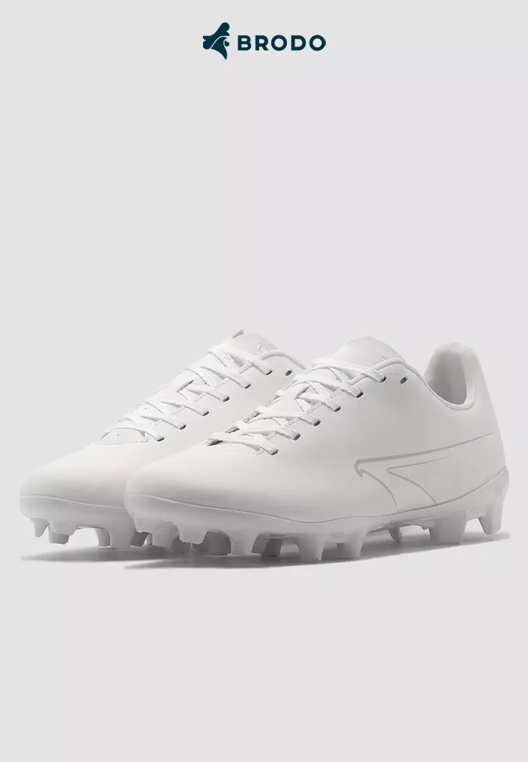 BRODO - Sepatu Bola Active Velto White Coral