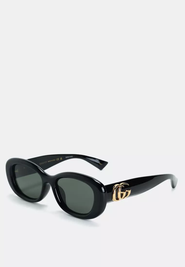 Buy Gucci Double G Oval Sunglasses 2026 Online | ZALORA