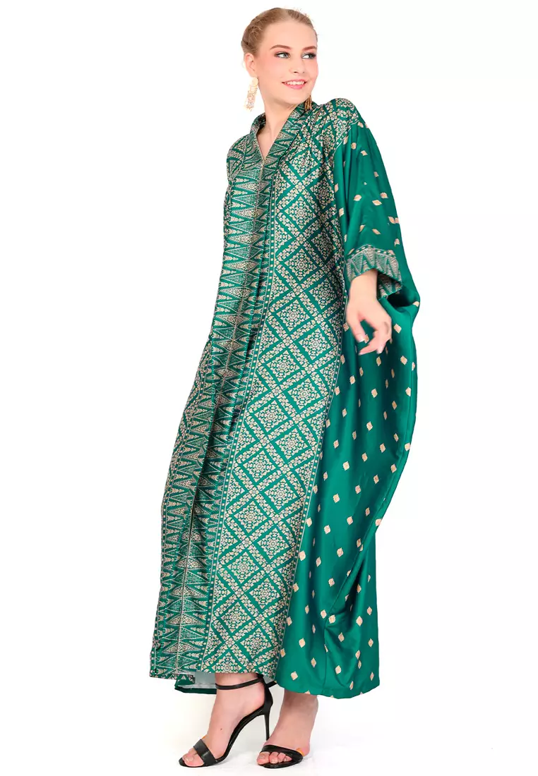 Kanzi Exclusive Long Sleeve Songket Kaftan
