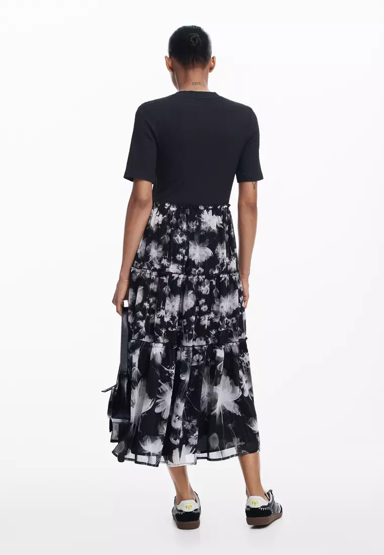 Desigual Woman Long floral dress.