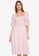 ZALORA BASICS pink Square Neck Midi Dress 96CA9AA204185EGS_4