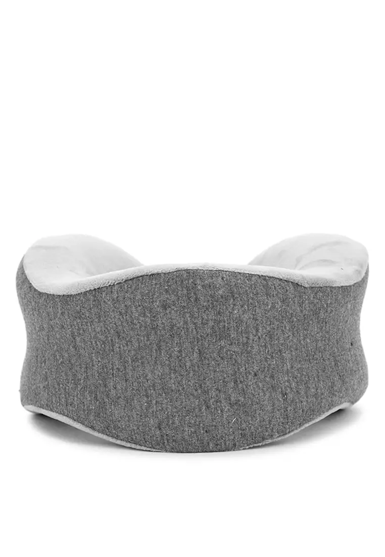Full Comfort Travel Neck Pillow Grey
