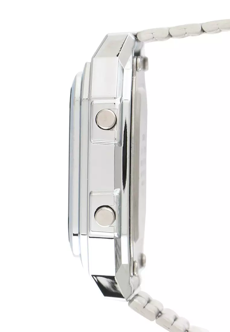 Casio Jam Tangan Wanita - Silver - Stainless Steel - A178WA-1ADF