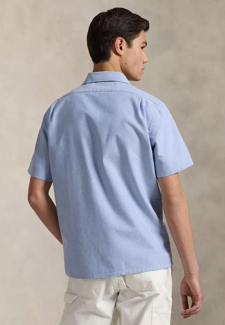 Classic Fit Oxford Short Sleeve Camp Shirt