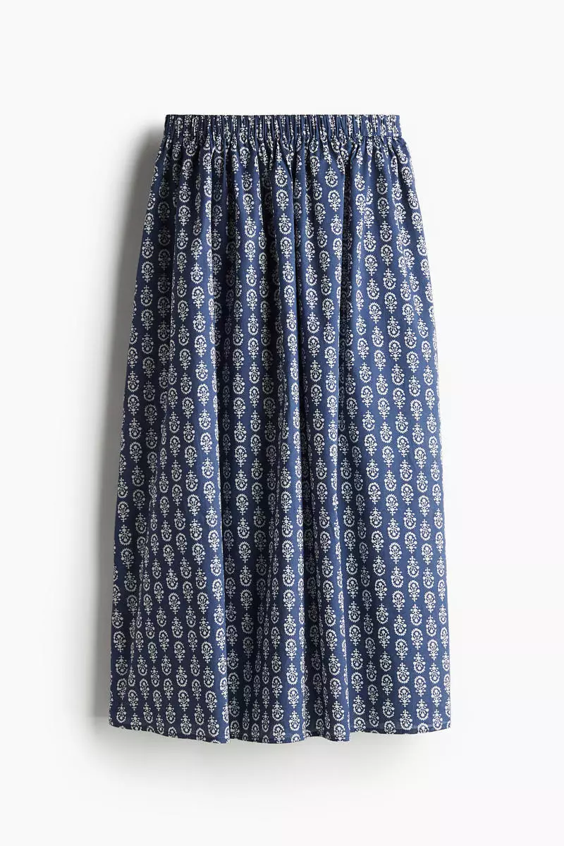Flared maxi skirt
