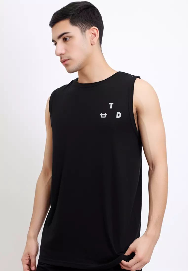 MTI52 Kutung Pria Casual SVN Td Triangle Hitam