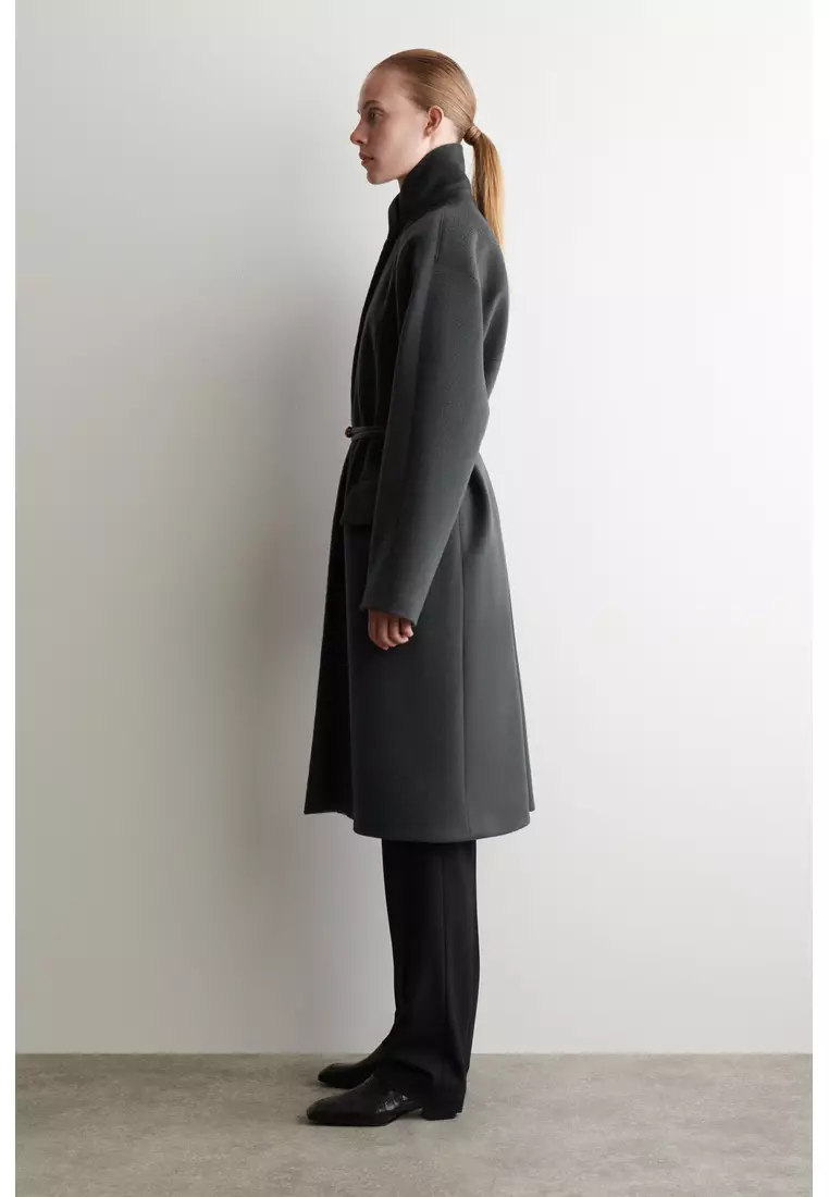 Buy COS TAILORED WOOL-ZIBELINE LONG COAT 2026 Online | ZALORA