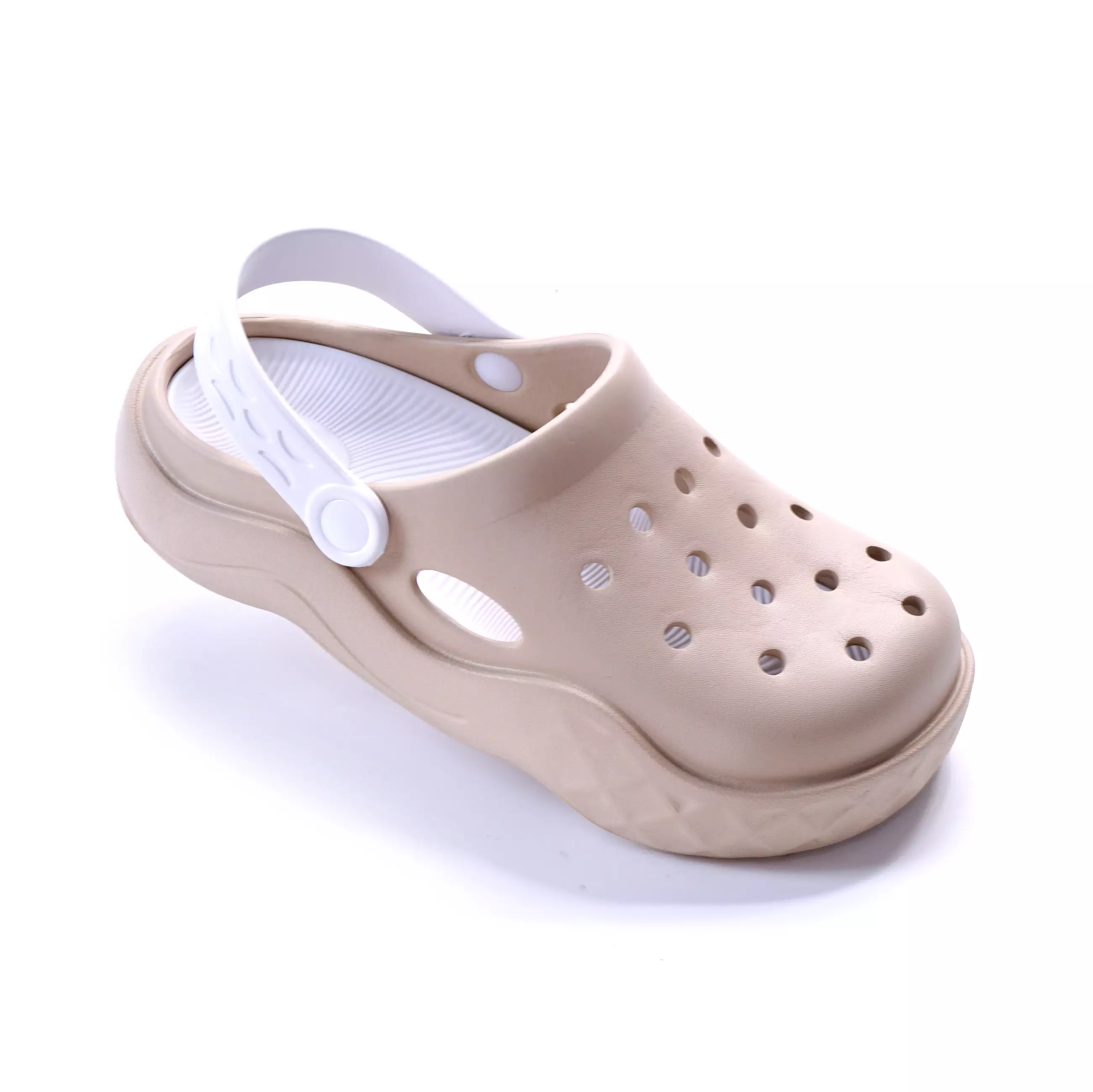 ZANDILAC - SANDAL WANITA DEWASA CH230144WD - COKLAT JAHE full karet