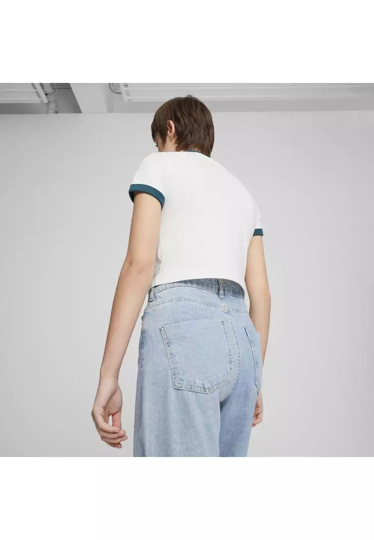 Downtown Graphic Baby Tee Women