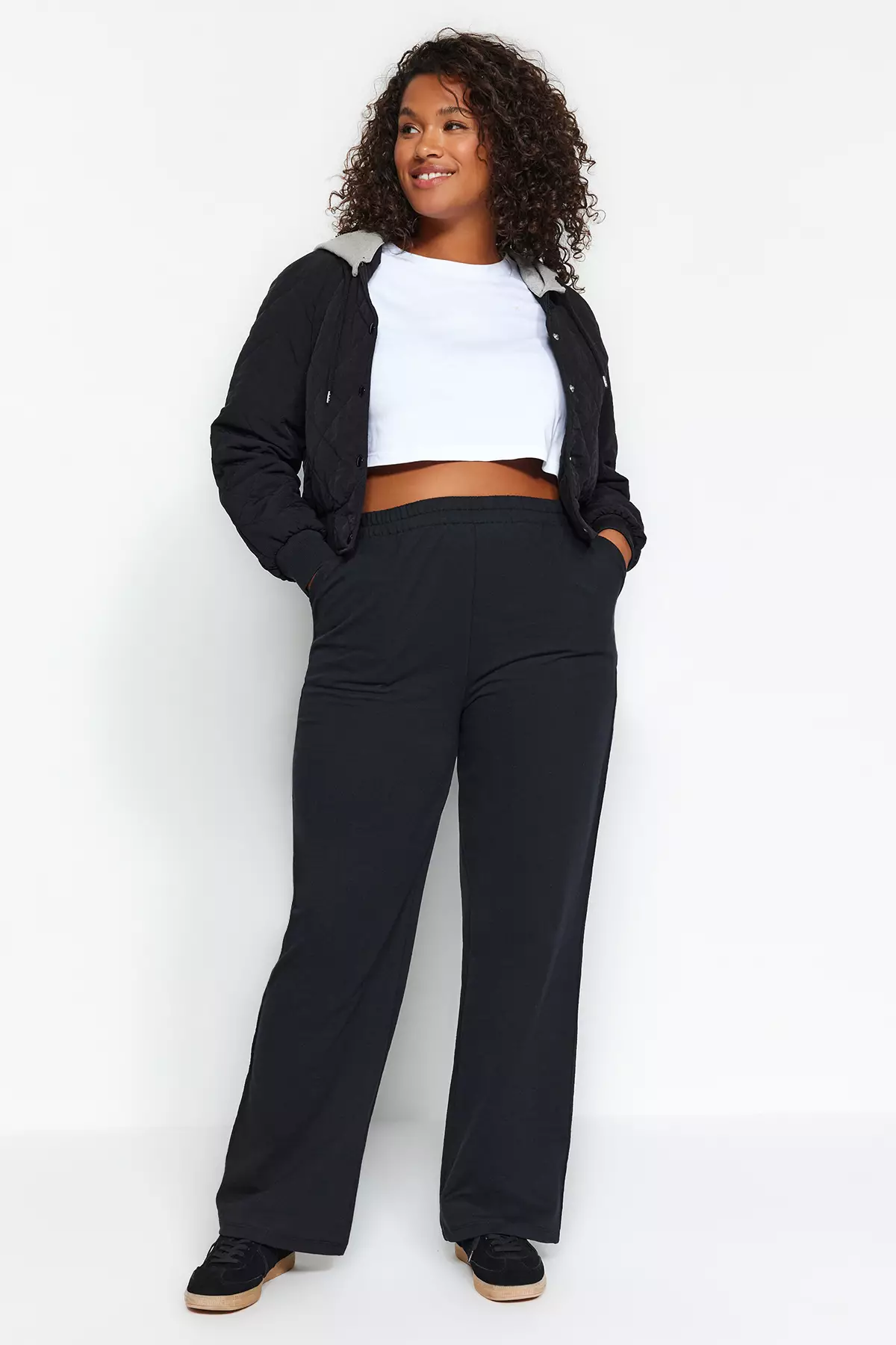 Women's plus discount size tracksuit bottoms