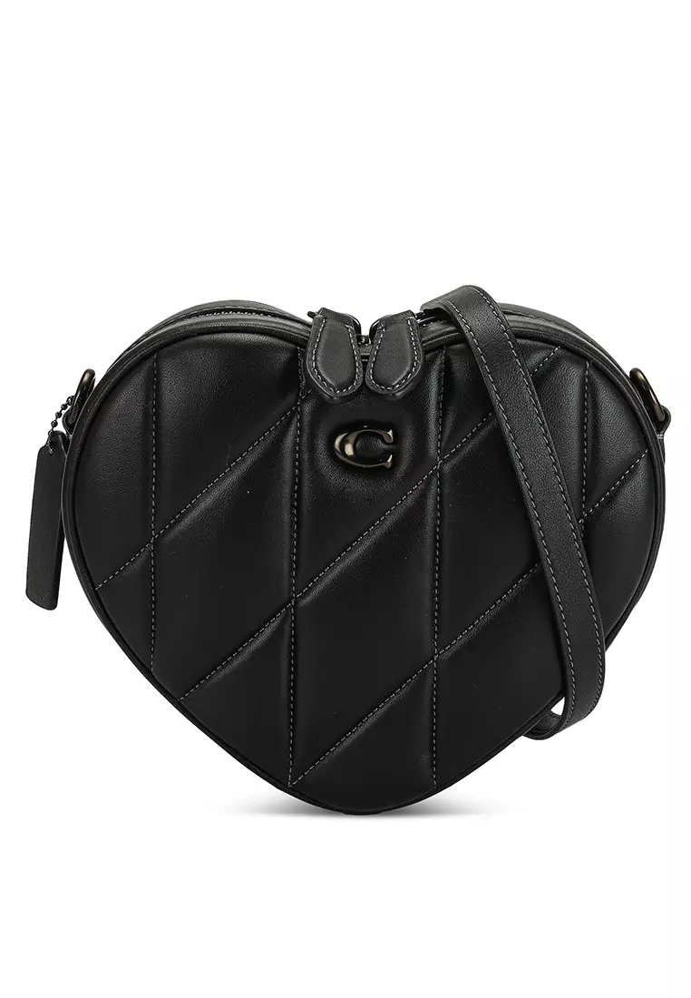 Coach Heart Quilted Leather Crossbody Bag