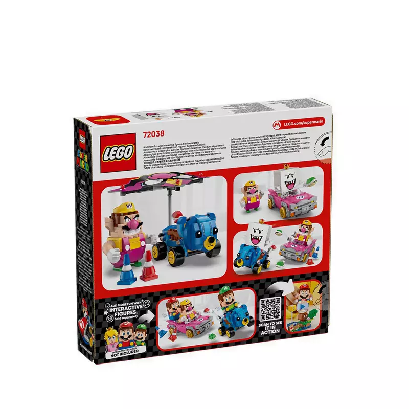 Lego Wario Moc Mario Minifigs Bricks Wario Wiki Suit Compaible