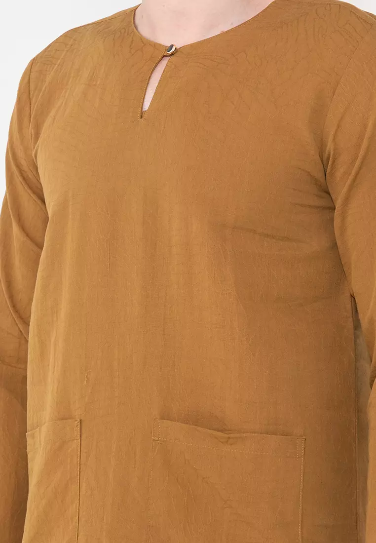 Dobby Linen Kurta