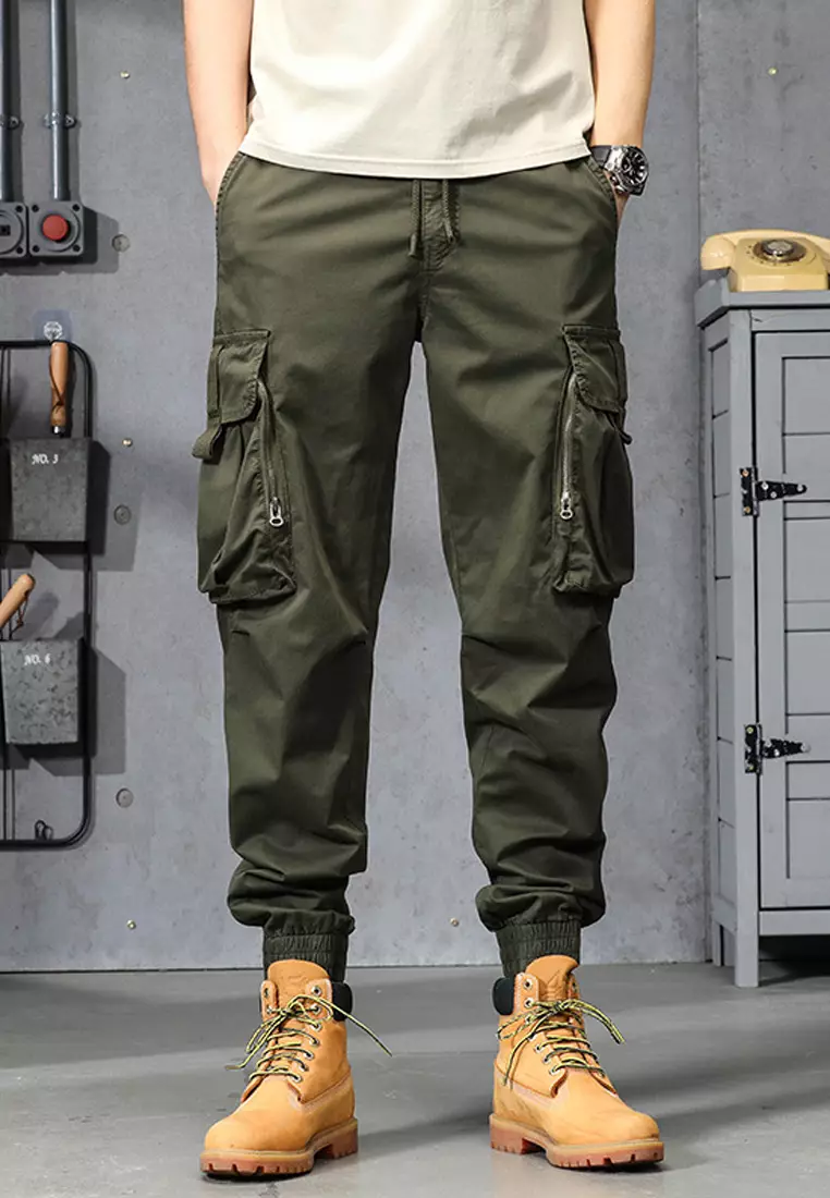 Functional Style Pockets Cargo Pants GJL677