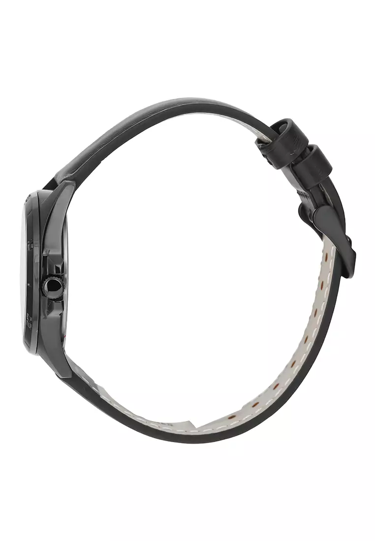 Alexandre Christie Primo Steel 1011 LDLIPBA - Jam Tangan Analog Wanita - Black Leather Strap