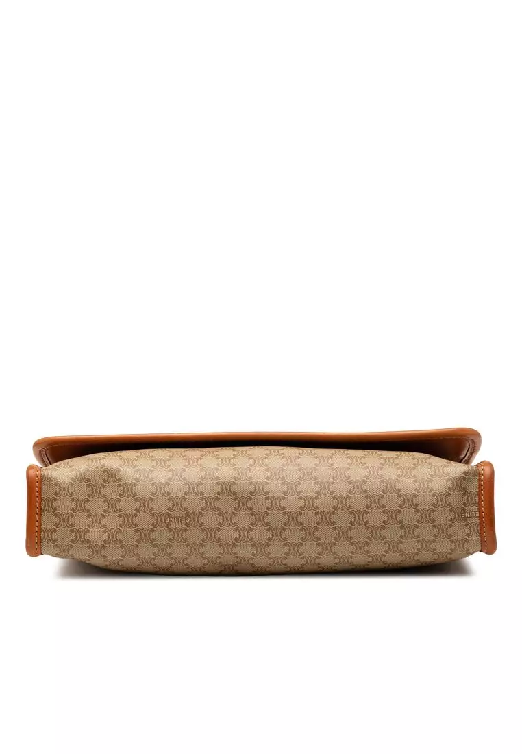 Pre-Loved Celine Macadam Coated Canvas Crossbody