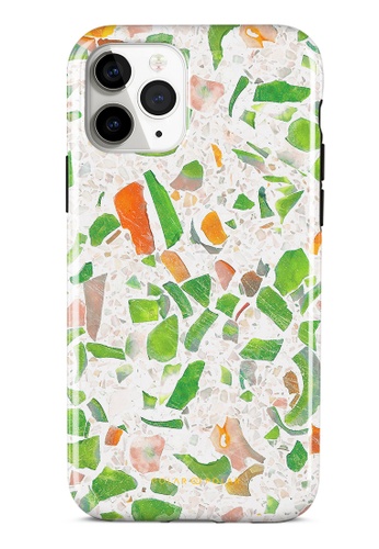 Polar Polar green Terrazzo Green iPhone 11 Pro Dual-Layer Protective Phone Case (Glossy) 7DF5FACB74546FGS_1