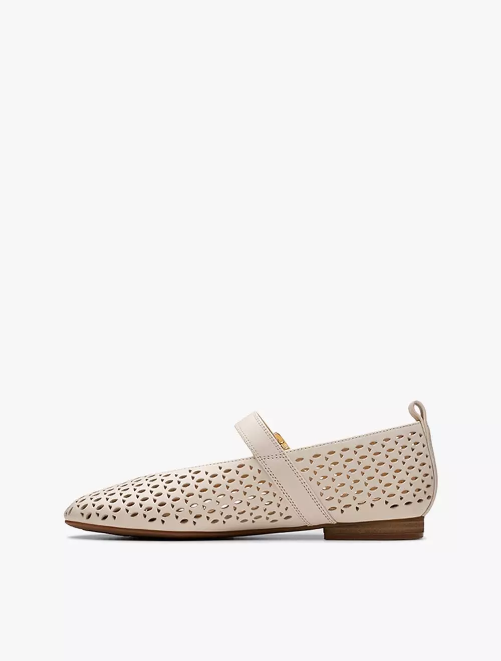 Clarks Fawna Jane Cream Leather