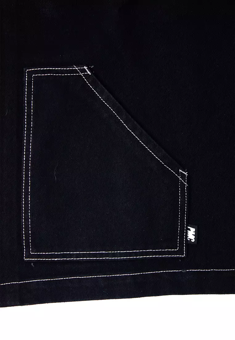 Pestle & Mortar Clothing Contrast Stitch Work Jacket Black 2023 Buy