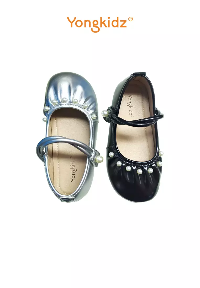 YONGKIDZ VALENCIA SEPATU FLATSHOES ANAK PEREMPUAN OL-ADN88307-25 SILVER