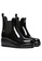 Twenty Eight Shoes black Rain wedge boot TW446SH07ZXKHK_3