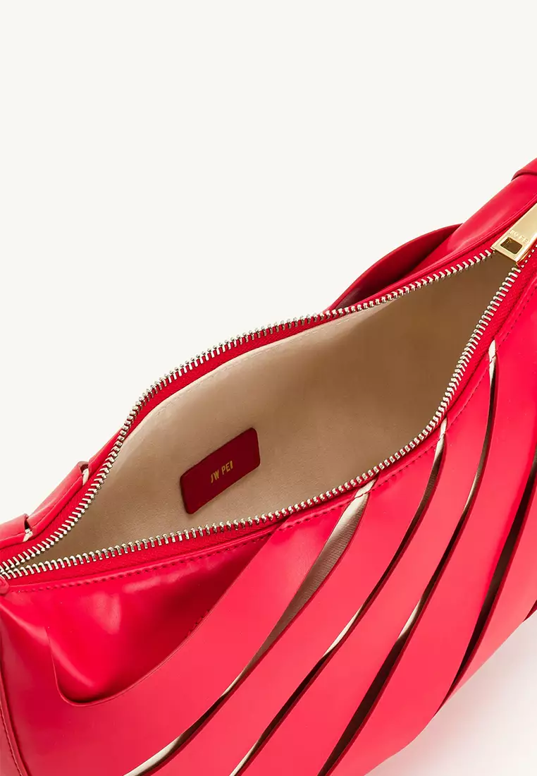 JW Pei Jana Hollow Out Shoulder Bag - Red