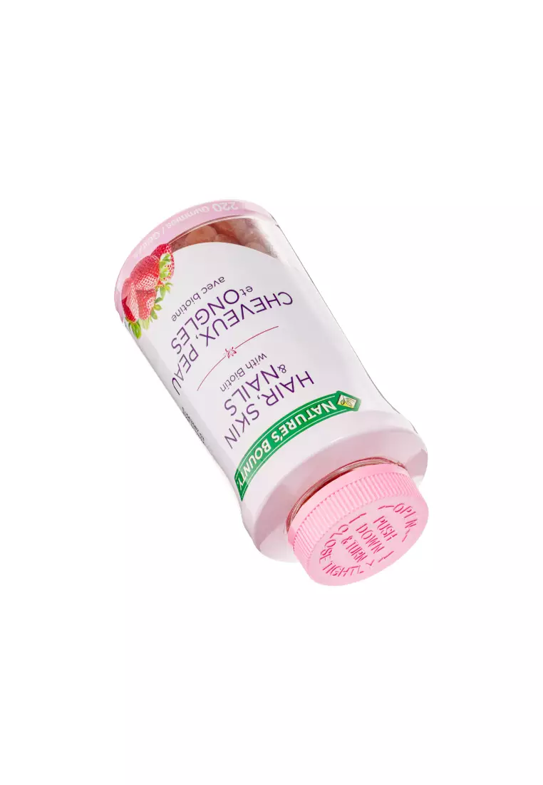 NATURE'S BOUNTY Optimal Solutions Hair, Skin & Nails with Biotin Gummies 220capsule(s)