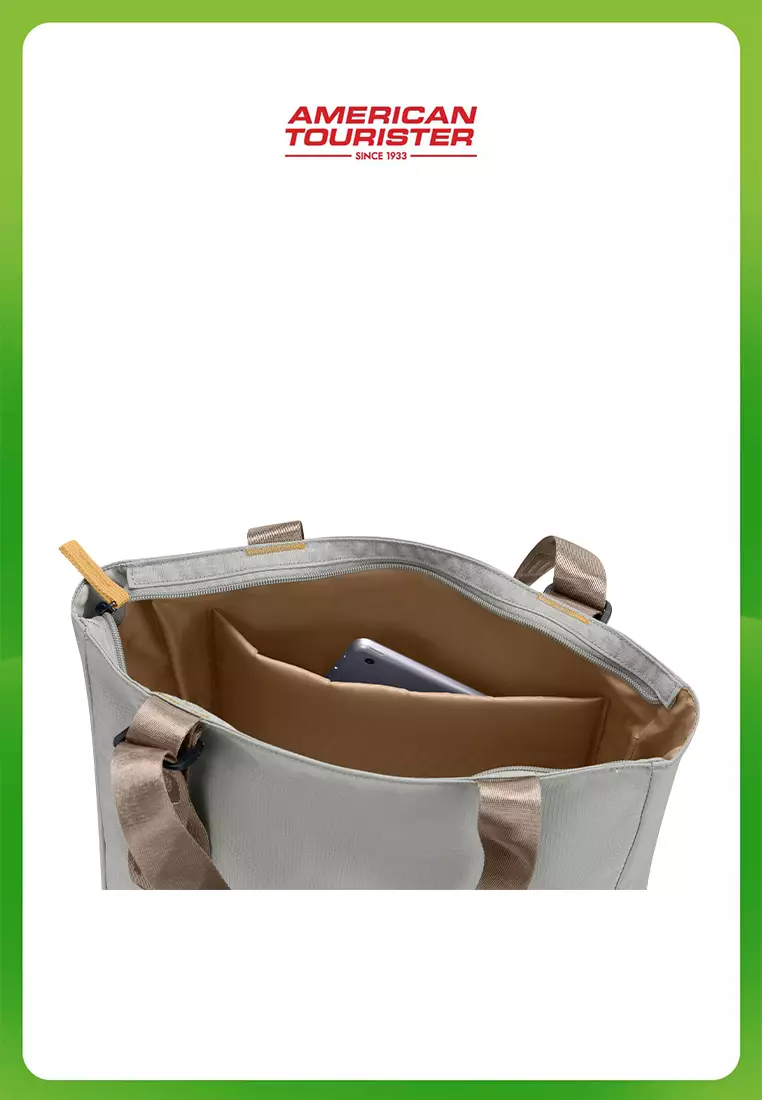 American Tourister Jordy Tote Bag 02 R Seagrass