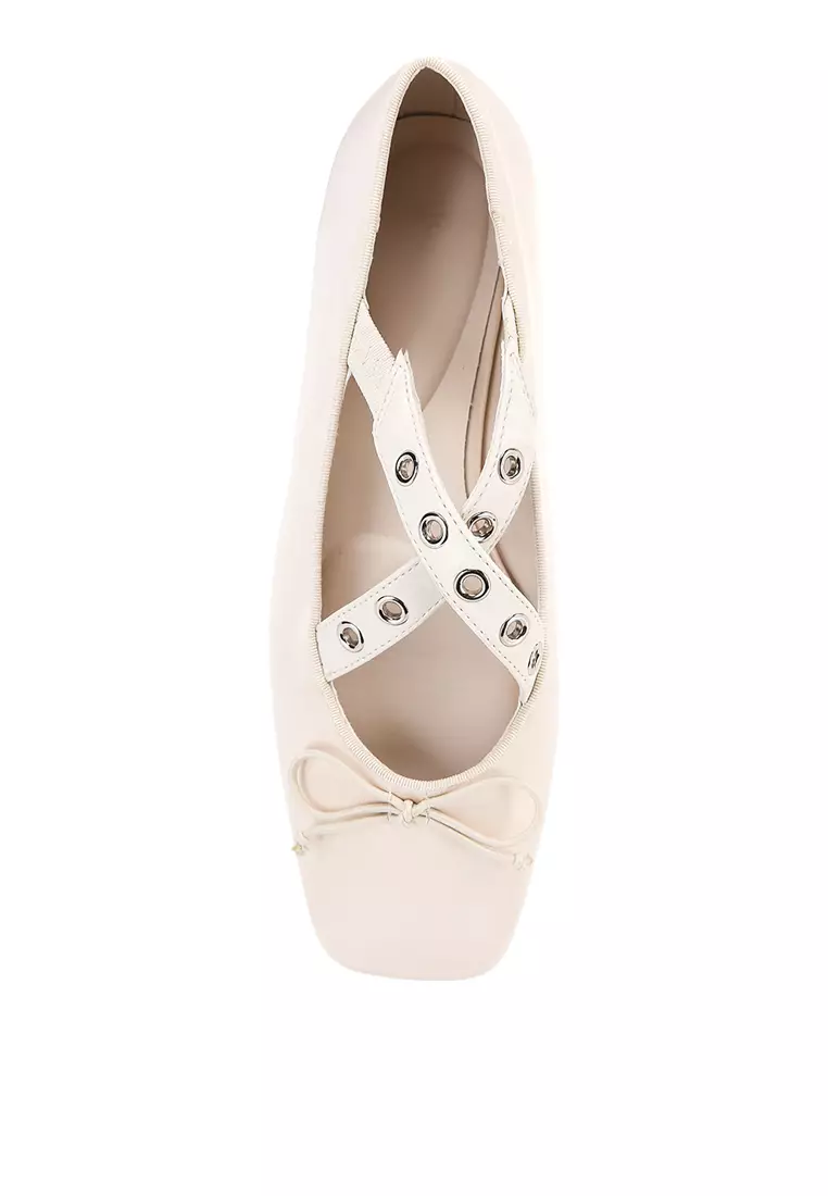 VIRGINIA R2485-3 FLAT SHOES NUDE