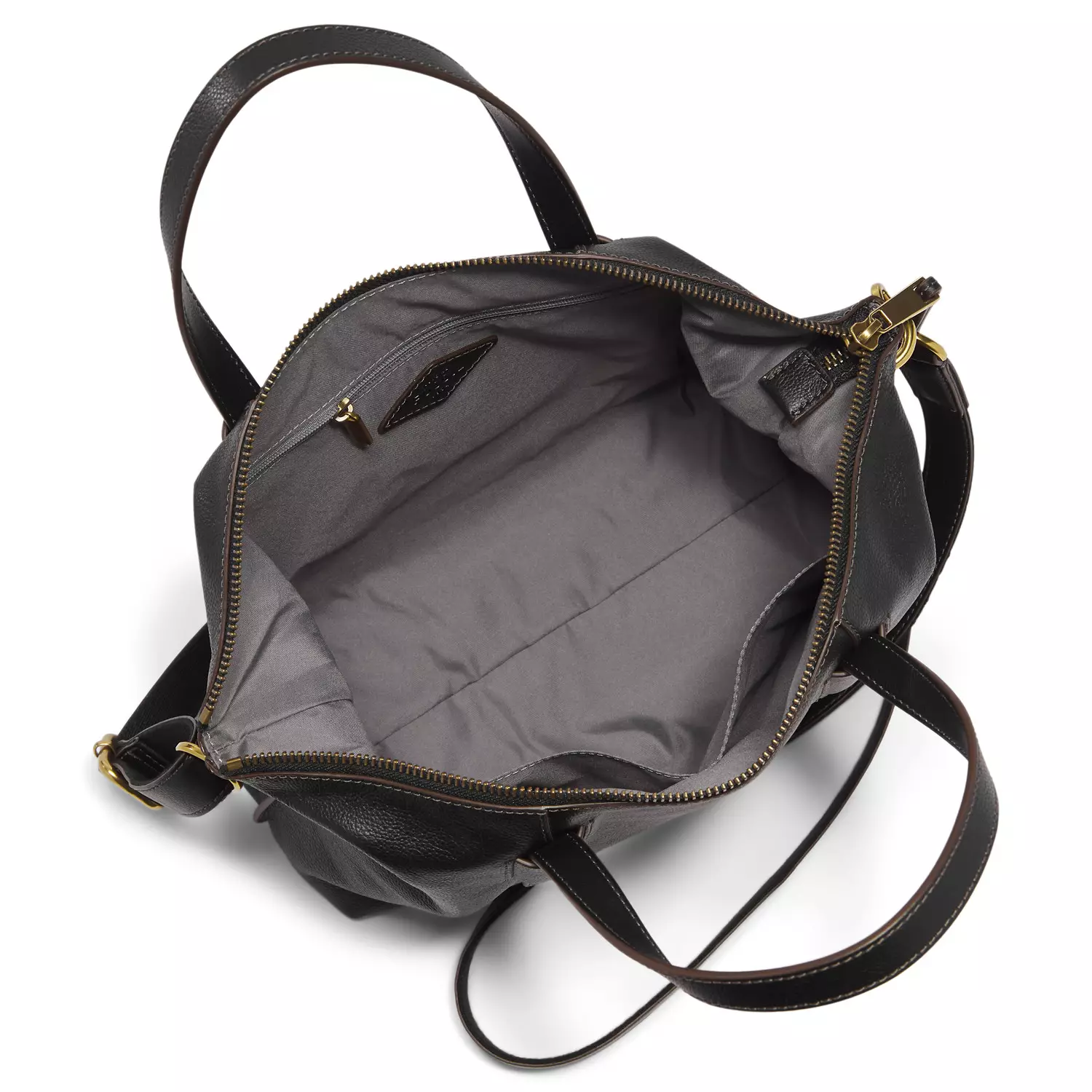 Fossil Skylar Leather Satchel Black Tas Wanita SHB2657-001