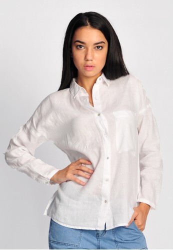 SJO's Oversize White Women's Shirts