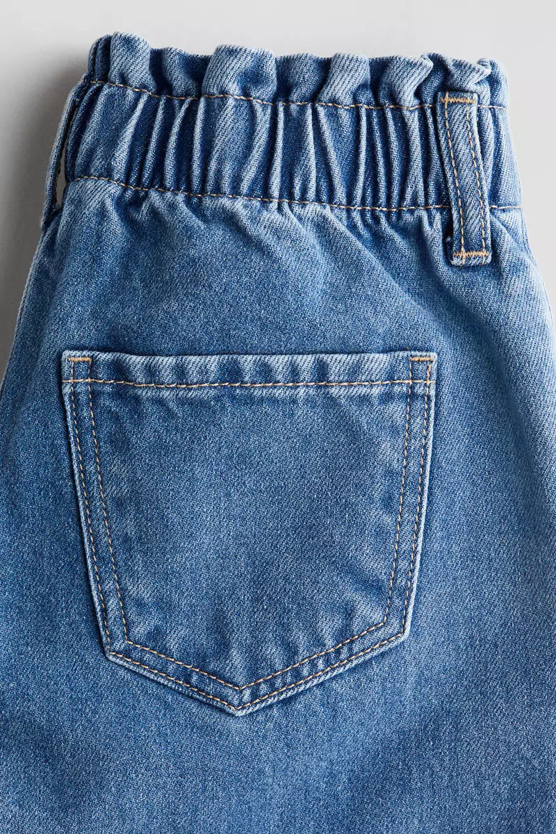 Wide Leg Paper bag jeans