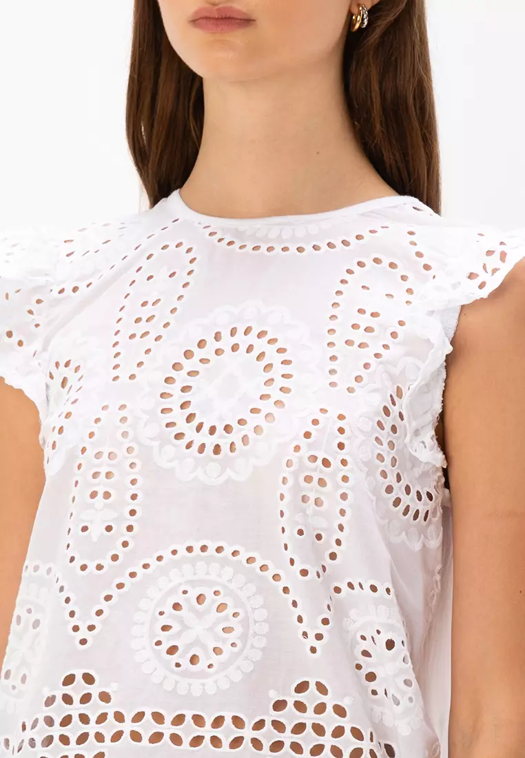 Marga Zindy Life Cap Sleeve Top