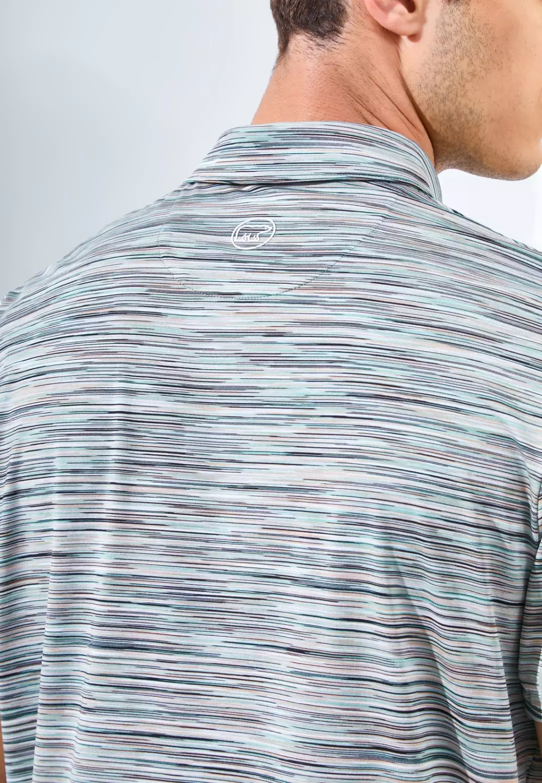 Jack Nicklaus Caesars Premium Space Dye Polo Green Shore