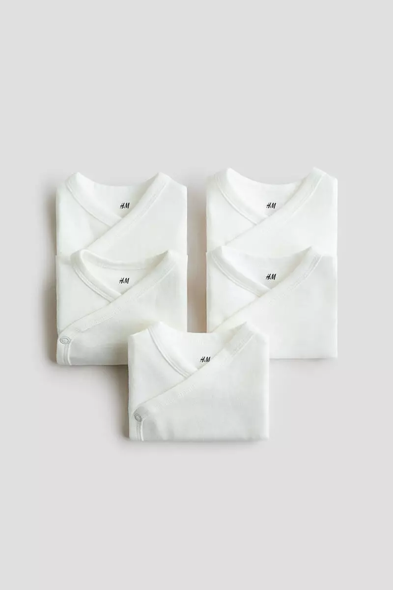 5-pack cotton bodysuits