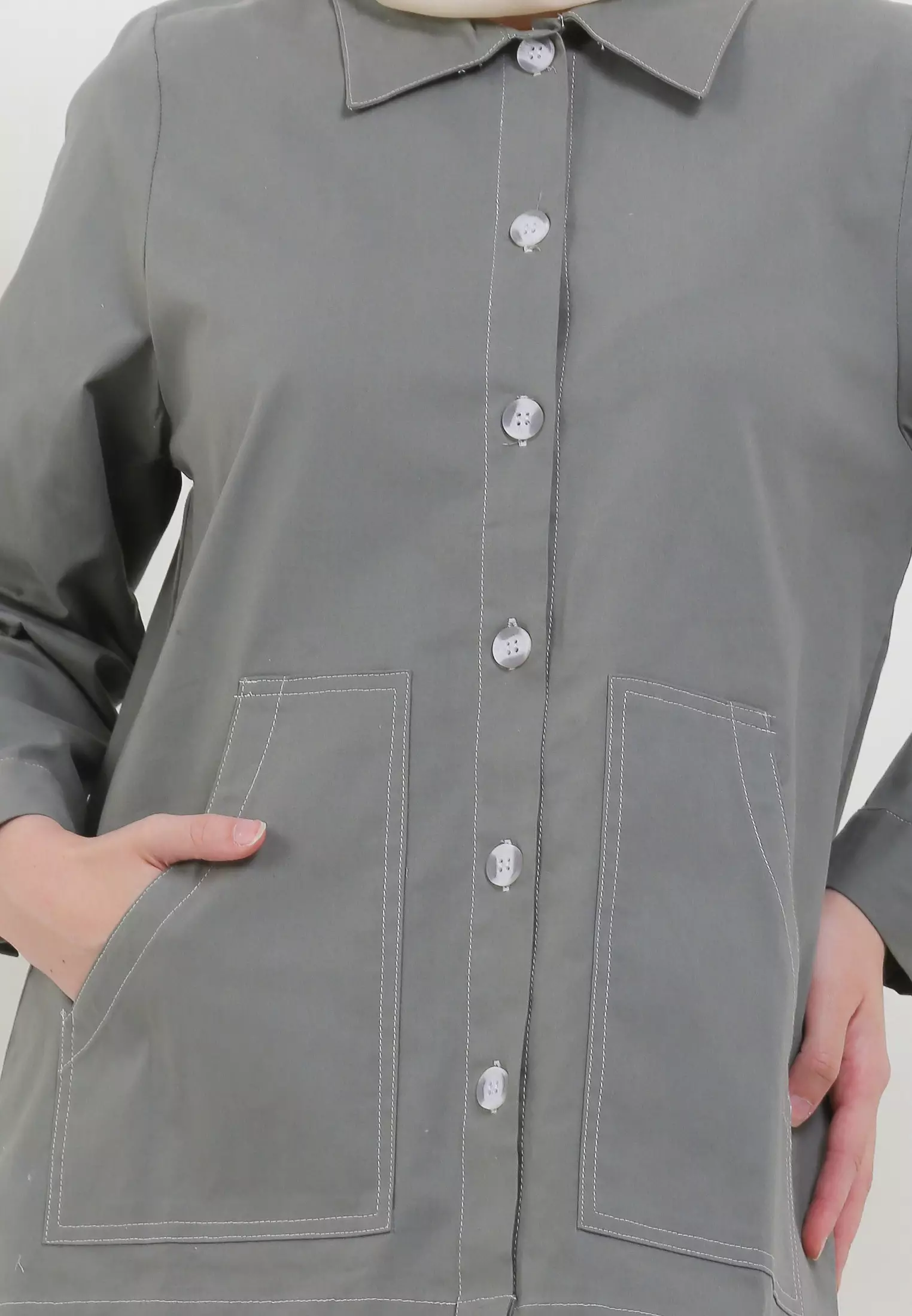 MFMW Thalita Outer Jaket Oversize Dark Grey