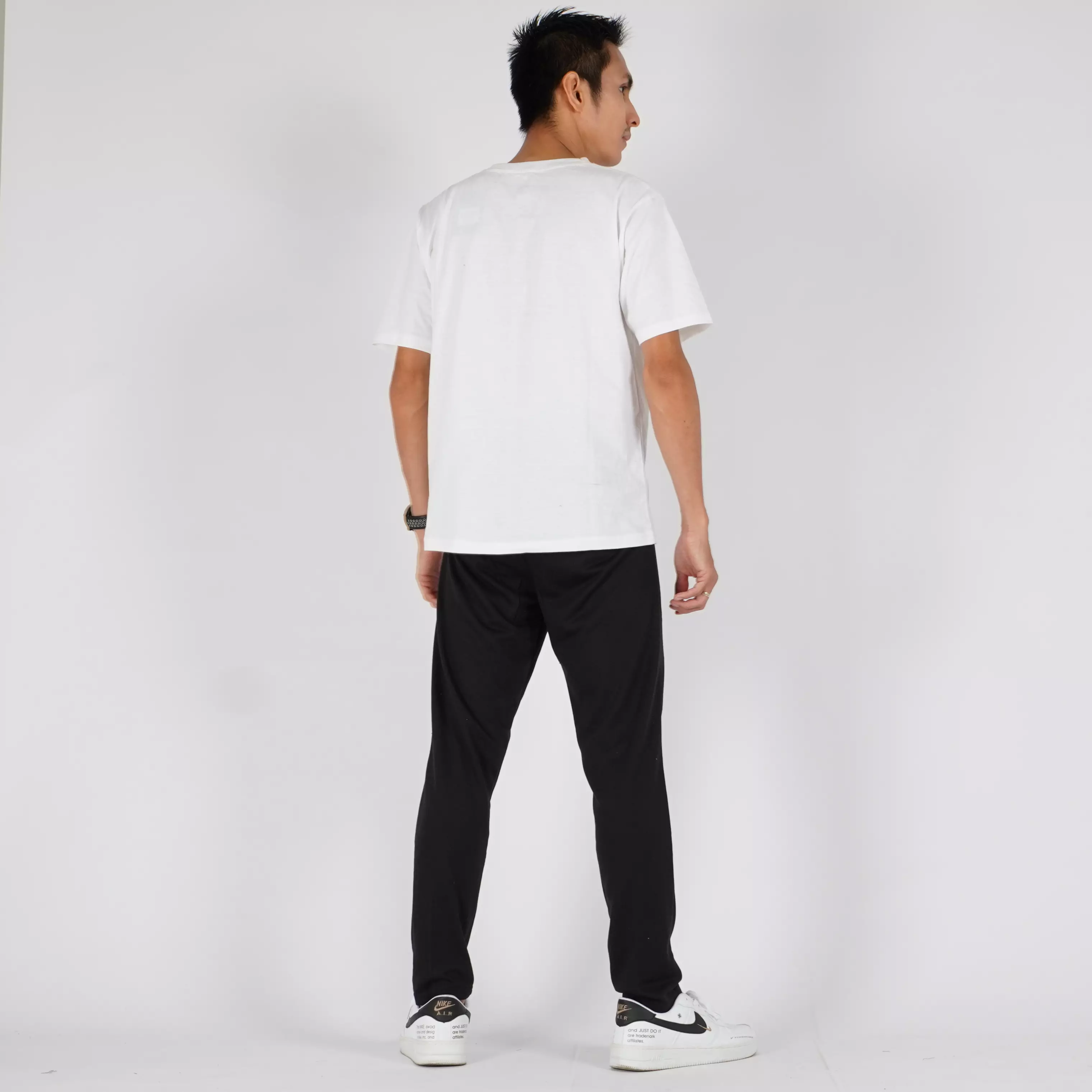 MICHAEL Celana Panjang Pria Casual Slim Fit Pants Korean Style - HITAM