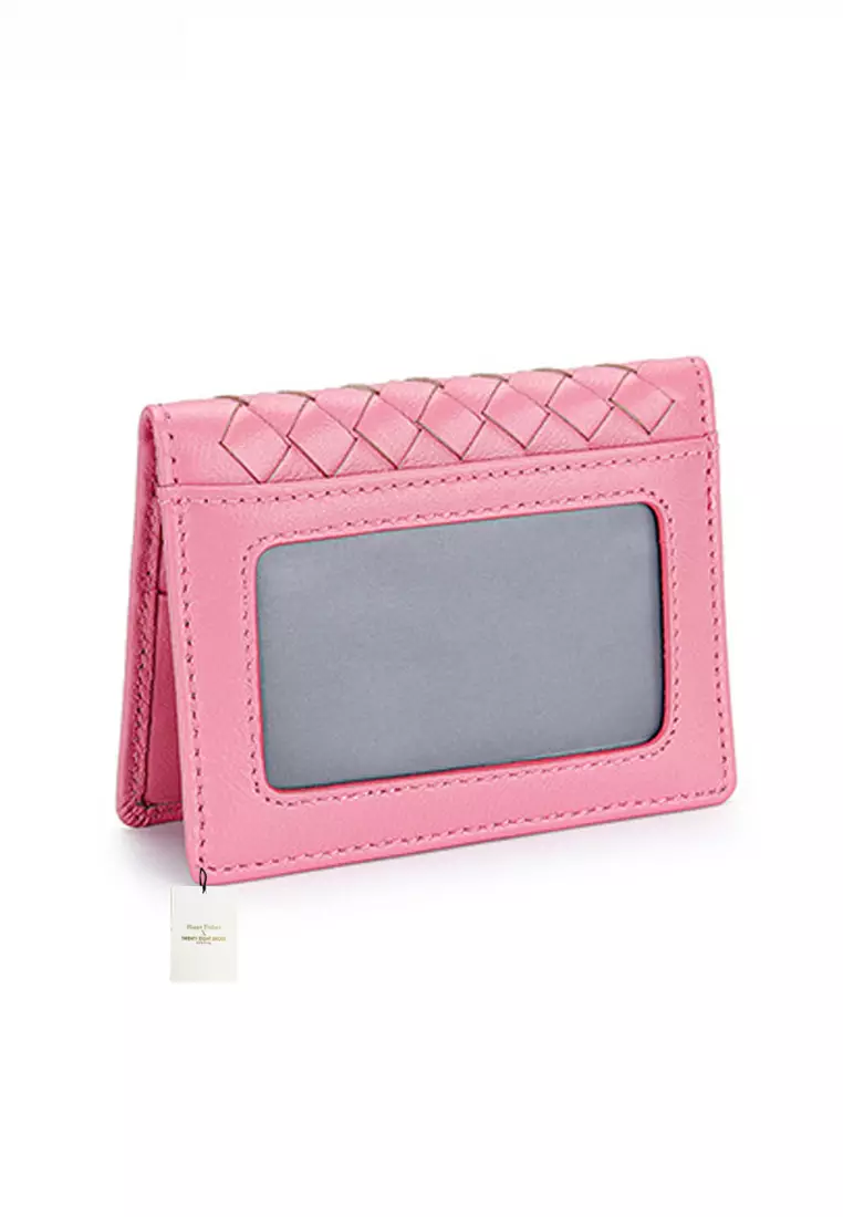 Weave Sheepskin Multi-Slot Card Holder JW YT-8861