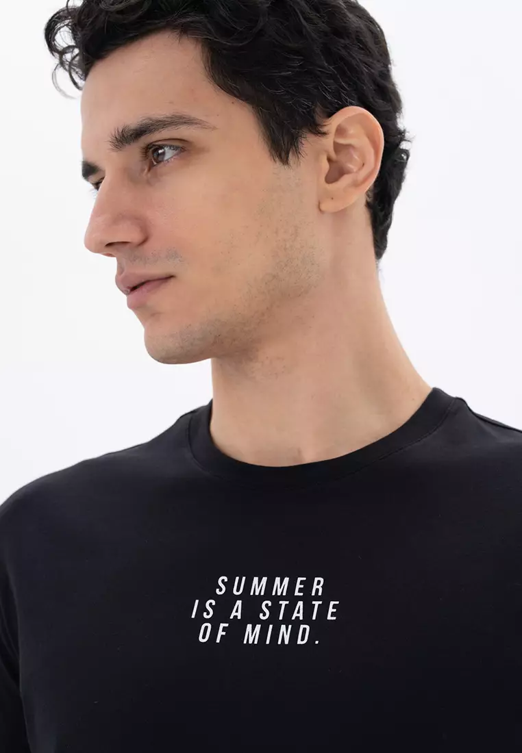 Slogan Printed T-Shirt