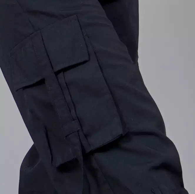  JEAN Celana Cargo Hitam Cargo Loose Pants Celana Cargo Loose Fit - HITAM