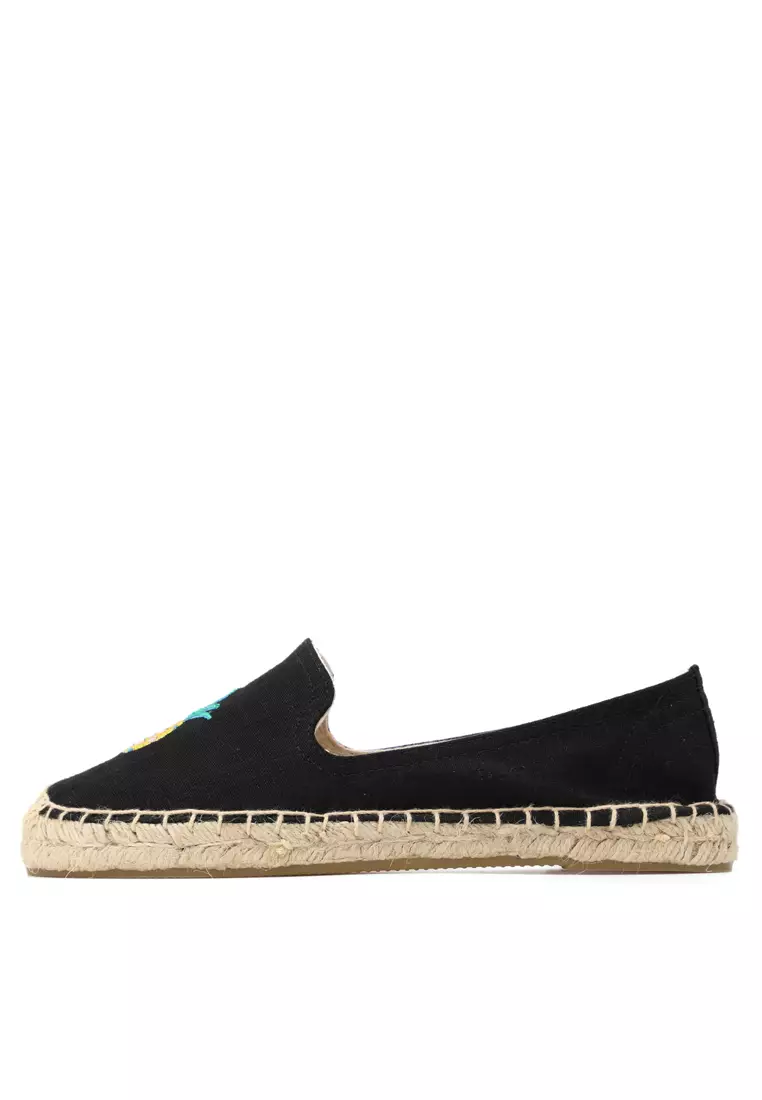 Embroidered Canvas Espadrilles HB45433