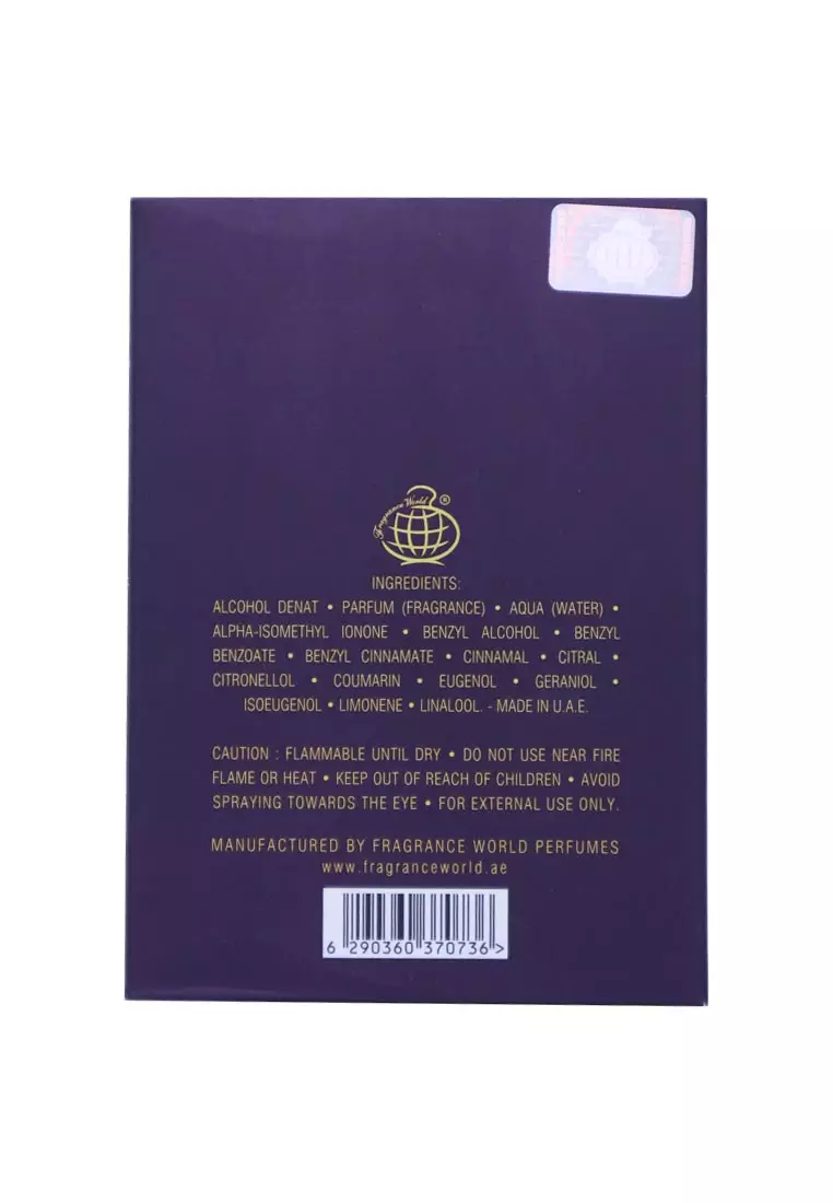 Fragrance World Intro Aftermath Unisex 80 ML