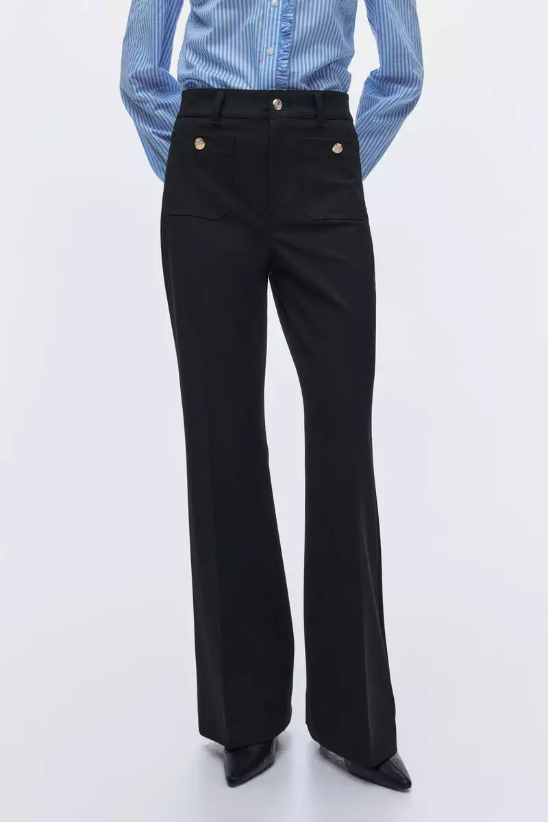 Buy H&M Flared twill trousers 2026 Online | ZALORA Philippines