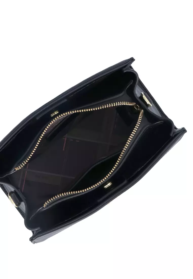 Black Vienna Shoulder Bag in CR Monogram